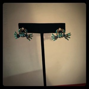 Betsey Johnson crab earrings